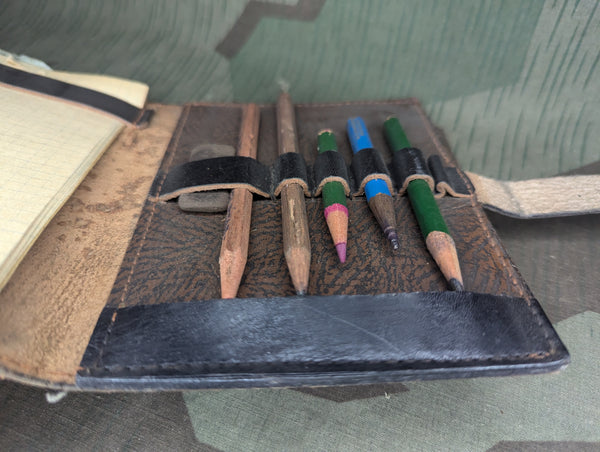 German Leather Notepad NCO Spieß?