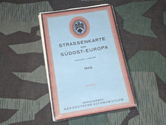DDAC German Road Map for South East Europe 1942