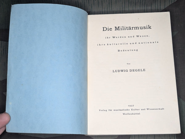 1937 German Military Music Book