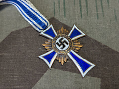Mother's Cross in Bronze with Original Ribbon