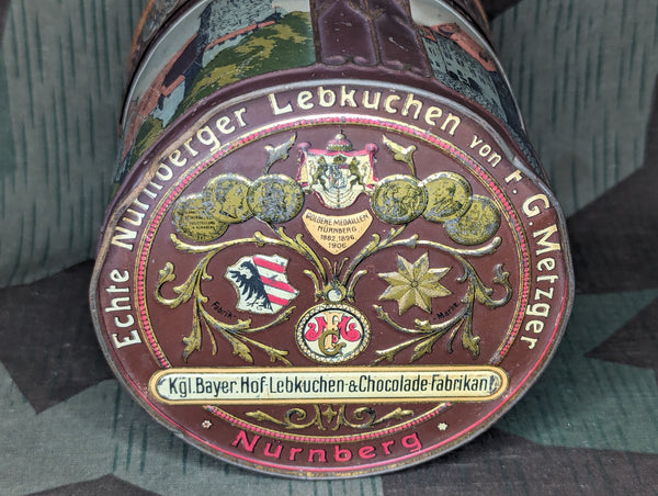 Old F.G.Metzger Lebkuchen Tin