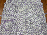 Purple Flower Print Dress <br> (50" Bust)