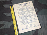 Soldier's Song Book Das Lied Der Front Heft 2 1940