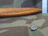 Unser Täglich Brot Gib Uns Heute German Wood Oval Bread Plate