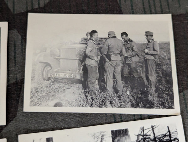 Lot of 5 Gebirgsjager Pictures Austrian Tunics