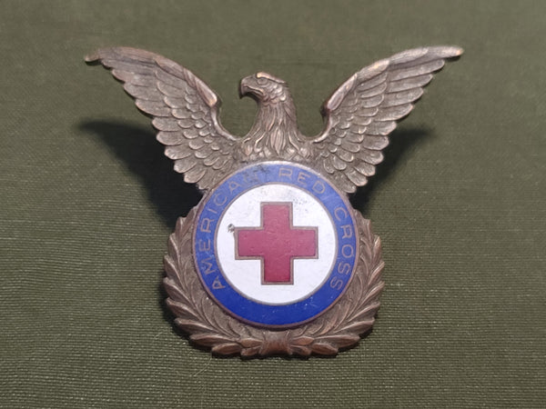 American Red Cross Men's Hat Badge