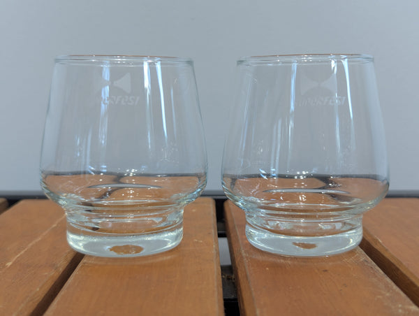 Superfest Set of 2 Rocks Glasses Liquor/Water Glass