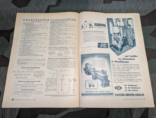 Energie Technical Profession Magazine Heft 2 Februar 1943