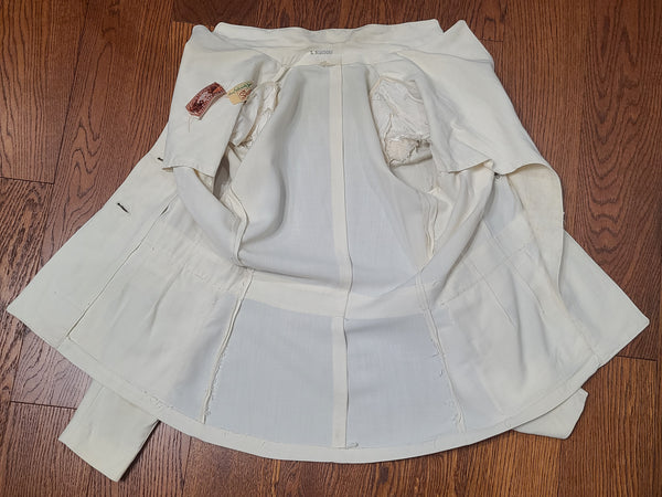 NNC Navy Nurse White Uniform Jacket and Skirt <br> (B-33" W-25" H-33.5")