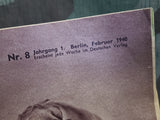 Erika Magazine Februar 1940 (Nr. 8) (Feldpost, Snowball Fights, Drawings)
