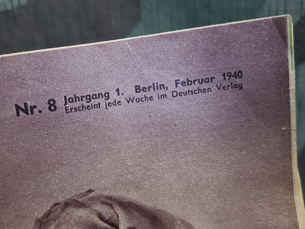 Erika Magazine Februar 1940 (Nr. 8) (Feldpost, Snowball Fights, Drawings)