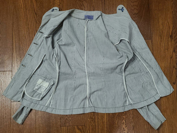 Navy WAVES Seersucker Jacket <br> (36" Bust)