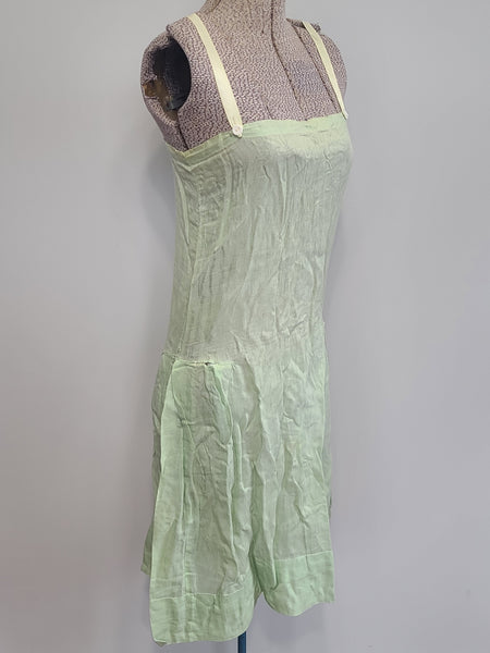 1920s Crepe Flapper Dress XXS <br> (31" Bust)