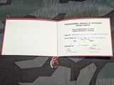 Urkunde Ski Sport Certificate Deutschen Reichsbund für Leibesübungen