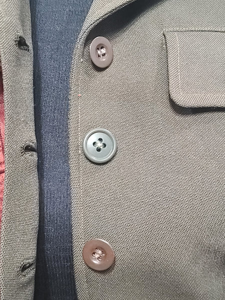 Women's Ike Jacket Red Lining Theater Made 9th Air Force (B-36" W-27")