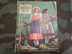 Neue Modern Welt June 1937 Fashion Magazine with Patterns
