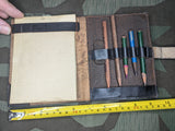 German Leather Notepad NCO Spieß?
