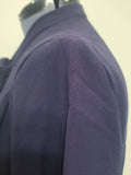 Dark Blue Rayon Dress with Polka Dots <br> (B-46" W-37" H-43")