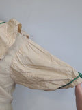 German Prewar Silk Dress Handmade <br> (B-46" W-39.5" H-46")