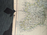 1941 British Islands and Northern France Map (Kriegshäfen u. Festungen)