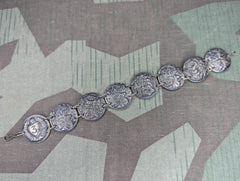 German Edelweiss and Deer Bracelet