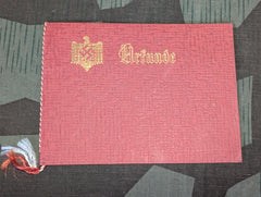 Urkunde Ski Sport Certificate Deutschen Reichsbund für Leibesübungen