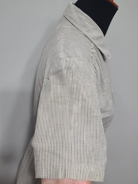 Navy WAVES Work Uniform Seersucker Dress <br> (B-38" W-29" H-37")