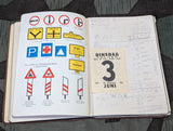 1941 Pocket Calendar Soldier Stationed in Belgium