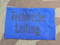 Technische Leitung Film Set Armband
