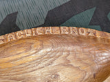 Unser Täglich Brot Gib Uns Heute German Wood Oval Bread Plate