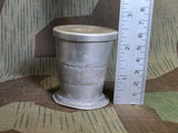 Collapsible Aluminum Cup with Lid (Shot Glass Size)