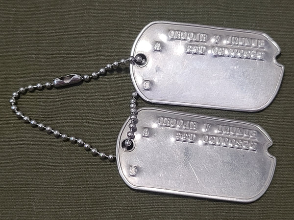 Edmund V Klocko Dogtag Set