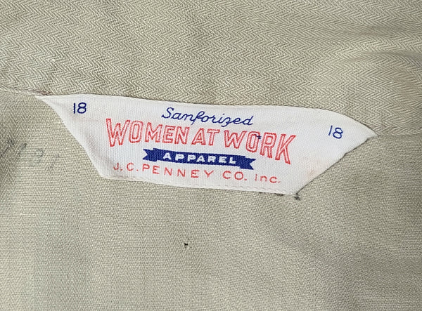 Women's War Worker Coveralls <br> (B-38" W-29.5"-33" H-41")