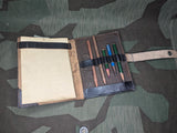 German Leather Notepad NCO Spieß?