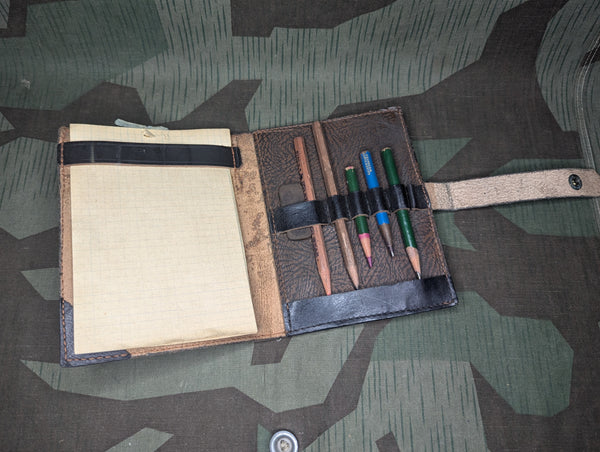 German Leather Notepad NCO Spieß?