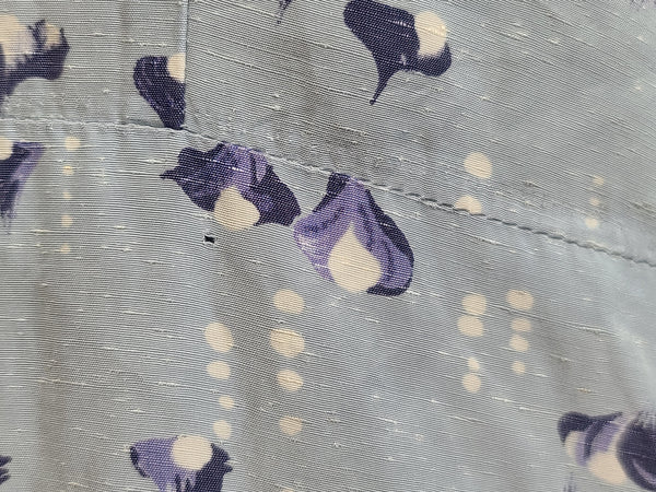 Light Blue Abstract Print Dress <br> (B-47" W-40" H-45")
