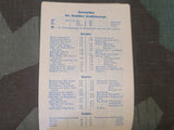1939 Sparkasse Wunsiedel Pocket Calendar