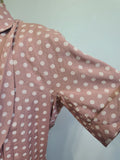 German Dusty Pink Dress Marga Hennes <br> (B-37" W-28" H-41")