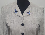 Navy WAVES Officer's Seersucker Jacket <br> (38" Bust)