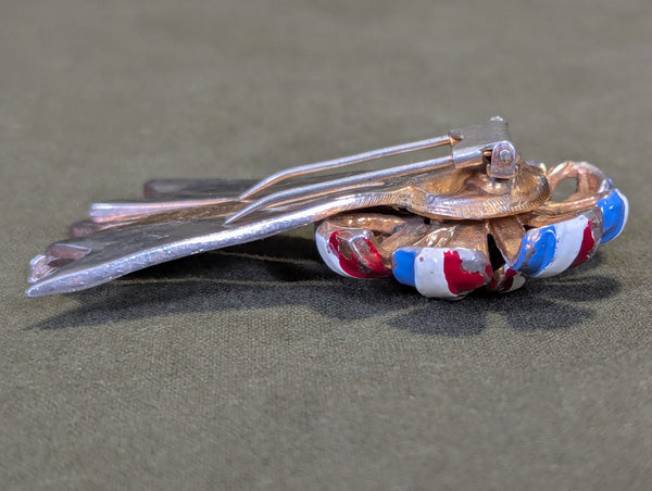 French Cockade Silson Fur Clip
