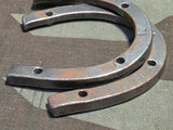 Pair German Boot Heel Irons Marked 24