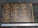 Partial German Family Photo Album Faux Snake Skin Cover