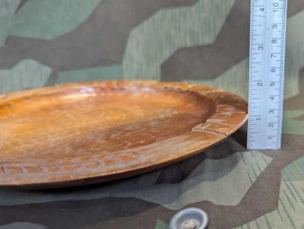 Ehret Das Brot Hand Carved Wood Bread Plate