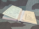 1938 Austrian Military Pocket Calendar Book