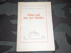 Schlag Nach über den Südosten 1941 Map
