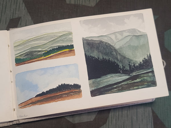 Skizzenbuch 1933 Sketch Book Franz Illner