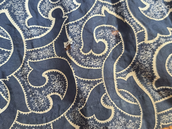 German Print Dress DRP Zipper Handmade <br> (B-37" W-29.5" H-43")