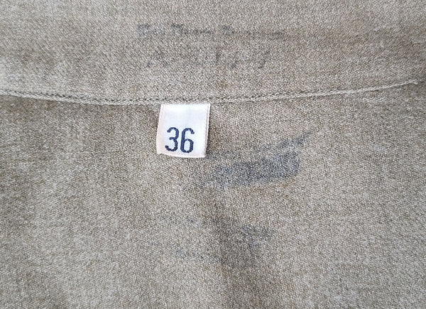 Women's WAC OD Wool Blouse (Air Corps Patch) <br> (40" Bust)
