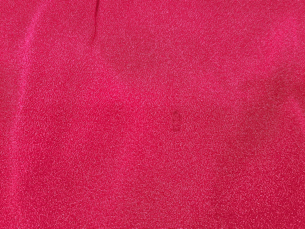 Bright Pink Dress with Velvet Collar <br> (B-37" W-27" H-41")