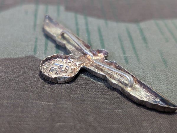 Original Wehrmacht Officers Visor Hat Eagle